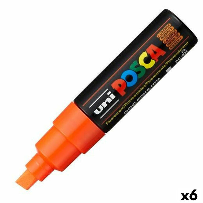 Carioci POSCA PC-8K Portocaliu 6 Unități
