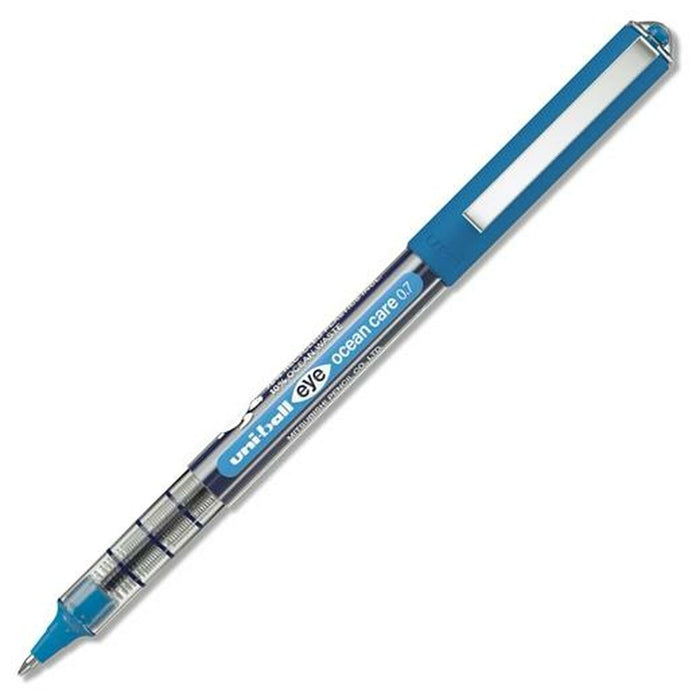 Stilou cu cerneală lichidă Uni-Ball Eye Ocean Care Albastru 0,7 mm (12 Unități)