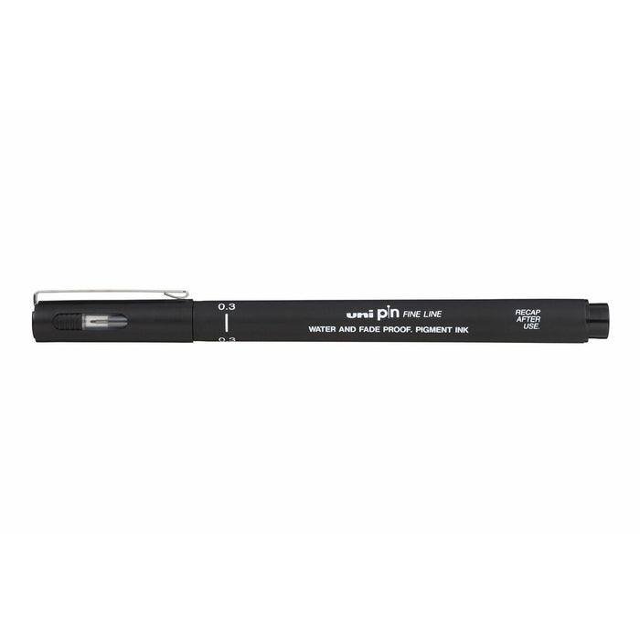 Marker permanent Uni-Ball PIN03-200(S) Negru 12 Piese