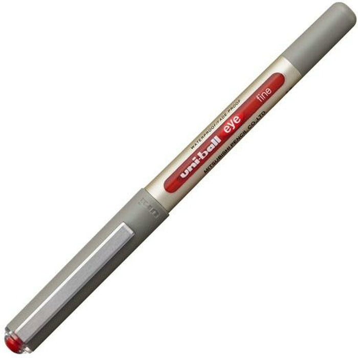 Stilou cu cerneală lichidă Uni-Ball Rollerball Eye Fine UB-157 Roșu 0,7 mm (12 Piese)