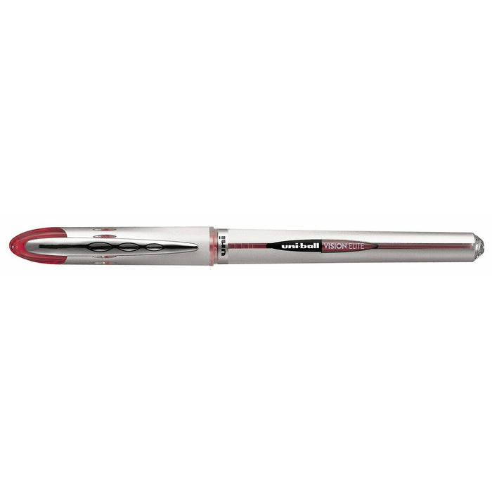 Stilou cu cerneală lichidă Uni-Ball Vision Elite UB-200 Roșu 0,6 mm (12 Piese)