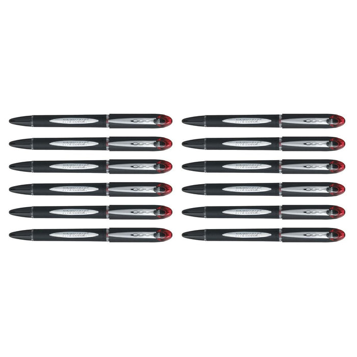 Liquid ink ballpoint pen Uni-Ball Rollerball Jestsream SX-210 Roșu 12 Unități