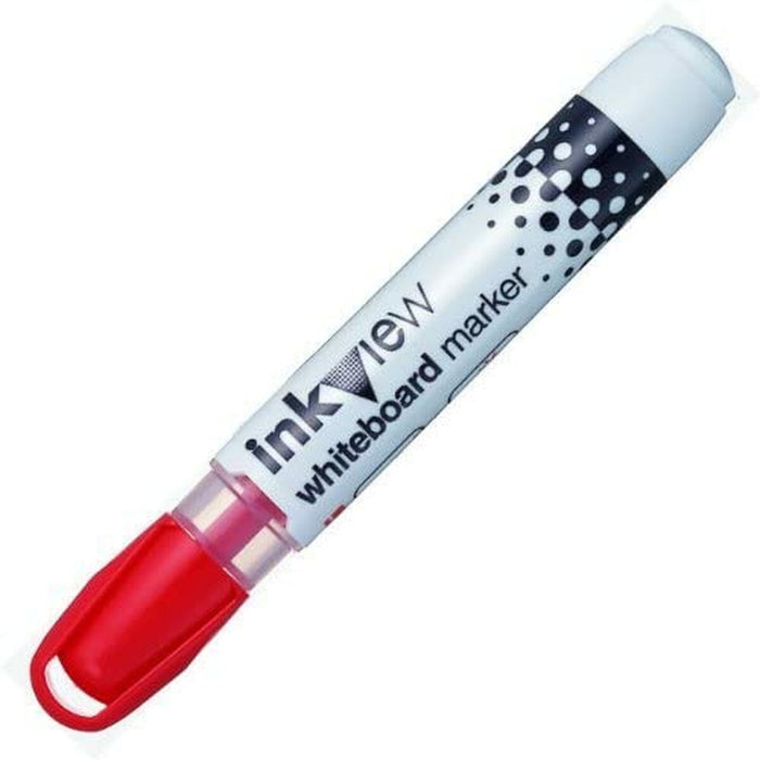 Markere cu cretă lichidă Uni-Ball Whiteboard PWE-202 Roșu (12 Piese)