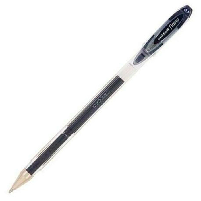 Stilou cu cerneală lichidă Uni-Ball Rollerball Signo Basicos UM-120 Negru 0,5 mm (12 Piese)