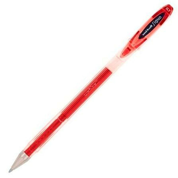 Stilou cu cerneală lichidă Uni-Ball Rollerball Signo Basicos UM-120 Roșu 0,5 mm (12 Piese)