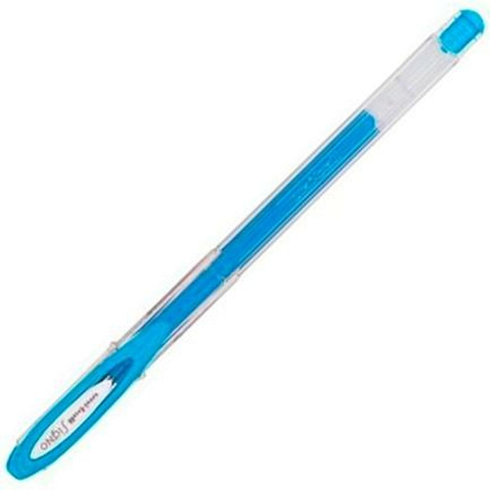 Stilou cu cerneală lichidă Uni-Ball Rollerball Signo Basicos UM-120 Albastru 0,5 mm (12 Piese)