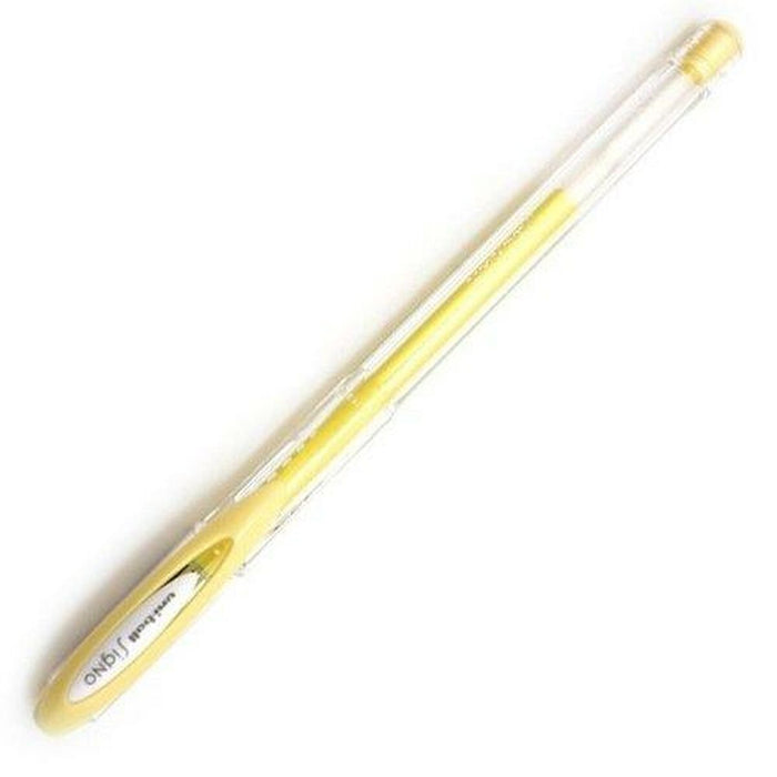 Stilou cu cerneală lichidă Uni-Ball Rollerball Signo Angelic Colour UM-120AC Galben 0,45 mm (12 Piese)
