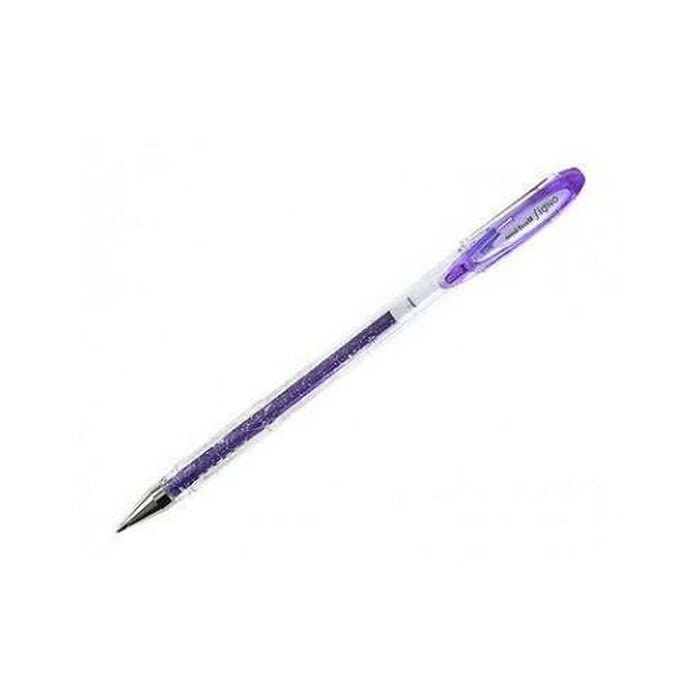Stilou cu cerneală lichidă Uni-Ball Sparkling UM-120SP Violet 0,5 mm (12 Piese)