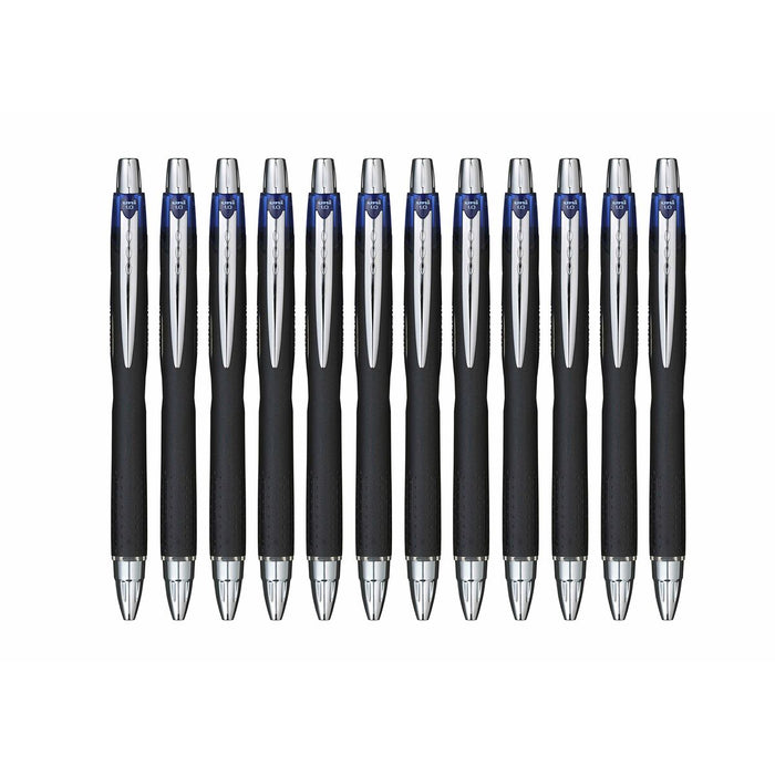Stilou cu cerneală lichidă Uni-Ball Rollerball Jetstream SXN-210 Albastru 1 mm (12 Piese)