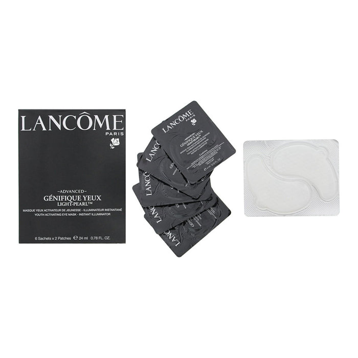 Set plasturi-mască pentru ochi Lancome Advanced Génifique Yeux, iluminatori, 6 buc
