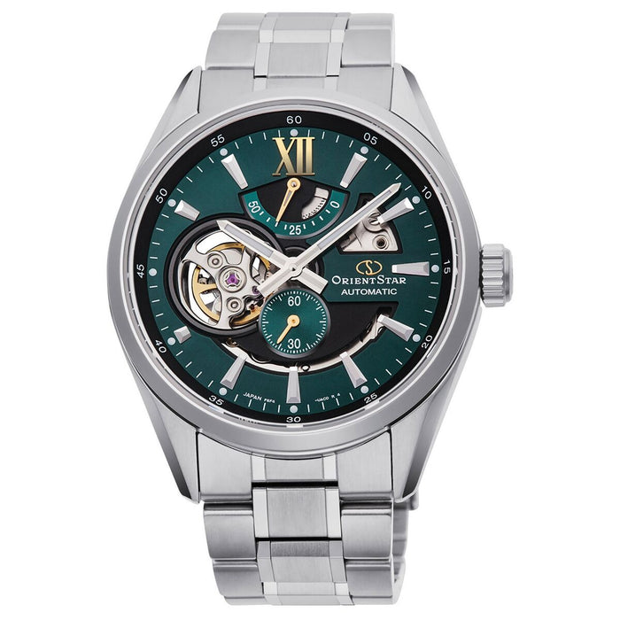 Ceas Bărbați Orient RE-AV0114E00B Verde Argintiu (Ø 21 mm)