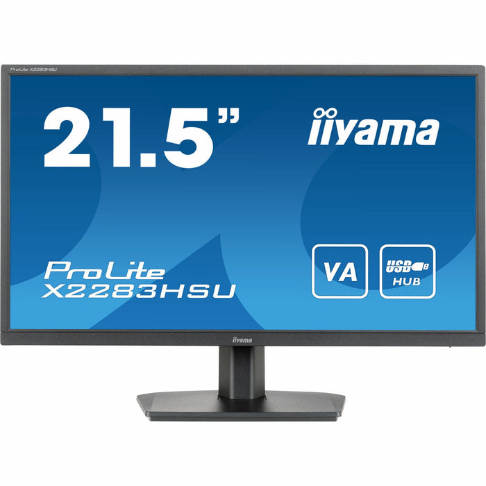 Monitor Iiyama X2283HSU-B1 LED VA LCD Flicker free 75 Hz 50-60  Hz