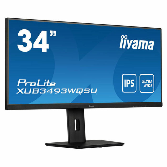 Monitor Iiyama XUB3493WQSU-B5 Negru 75 Hz 34" UltraWide Quad HD