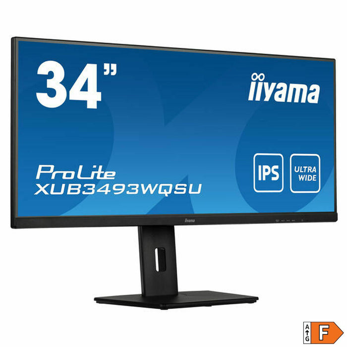 Monitor Iiyama XUB3493WQSU-B5 Negru 75 Hz 34" UltraWide Quad HD