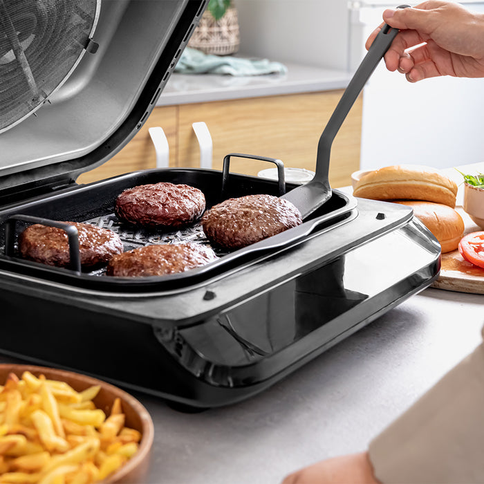 Friteuză cu aer cald cu grill Cecotec Cecofry FireDome 6000, 6 l, 2400 W, 6 moduri, neagră
