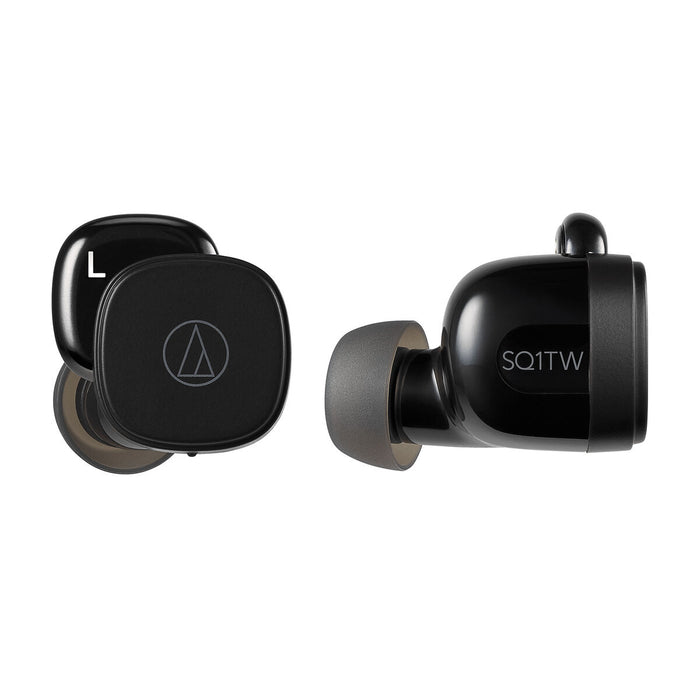 Căști fără Fir Audio-Technica Iberia ATH-SQ1TWBK Negru