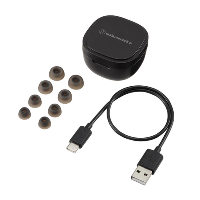 Căști fără Fir Audio-Technica Iberia ATH-SQ1TWBK Negru
