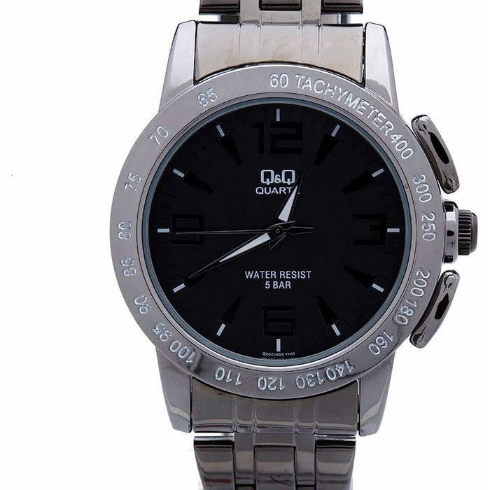 Ceas Bărbați Q&Q Q602J405Y Negru Argintiu (Ø 40 mm)