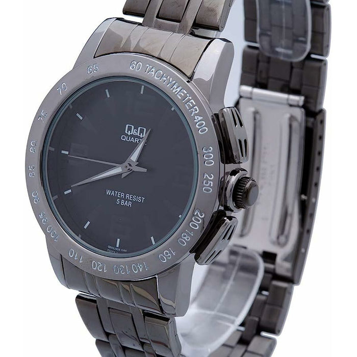 Ceas Bărbați Q&Q Q602J405Y Negru Argintiu (Ø 40 mm)