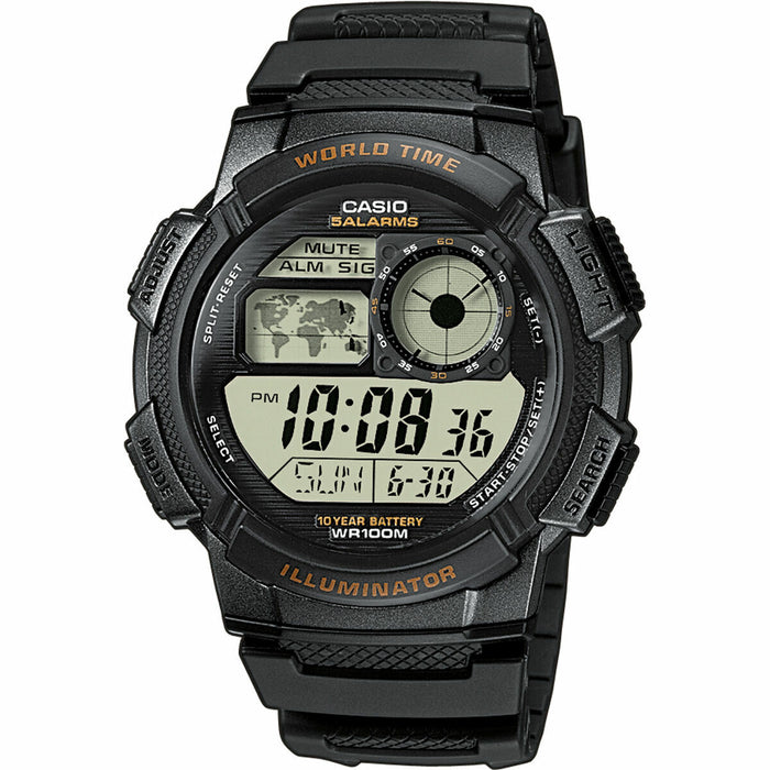 Ceas Bărbați Casio AE-1000W-1AVEF Negru Gri (Ø 43 mm) (Ø 45 mm)