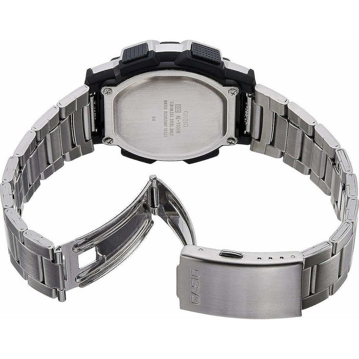 Ceas Bărbați Casio AE-1000WD-1AVEF Digital Acrilic Negru Gri Argintiu (Ø 45 mm)