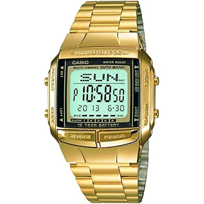 Ceas Bărbați Casio DATABANK Auriu* (Ø 38 mm)