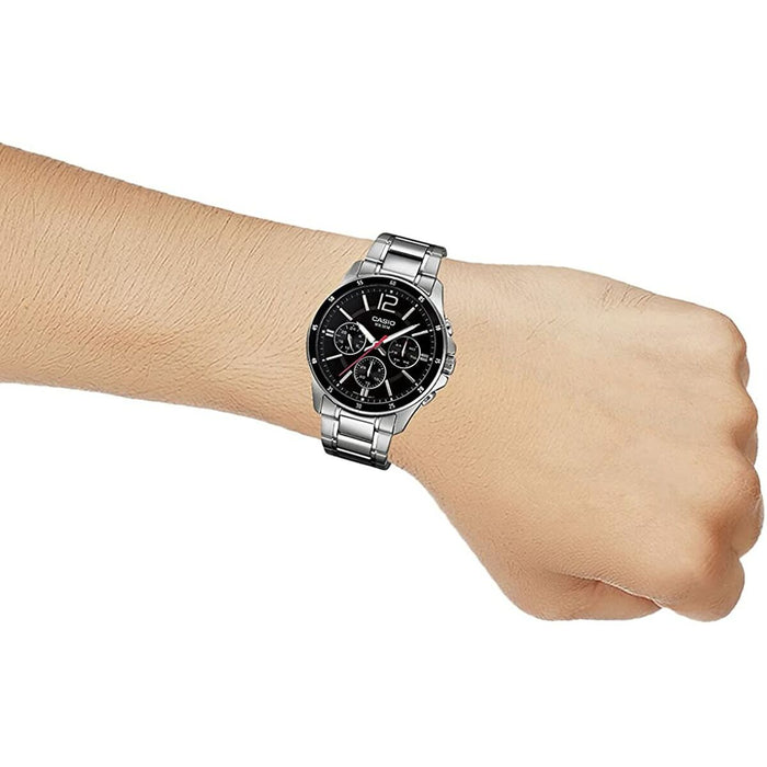 Ceas Bărbați Casio Argintiu Negru (Ø 43,5 mm)