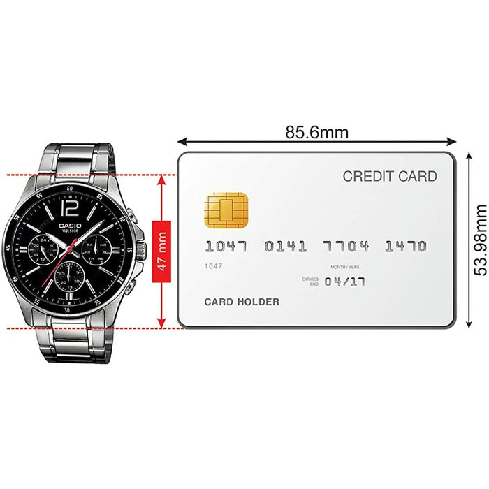 Ceas Bărbați Casio Argintiu Negru (Ø 43,5 mm)