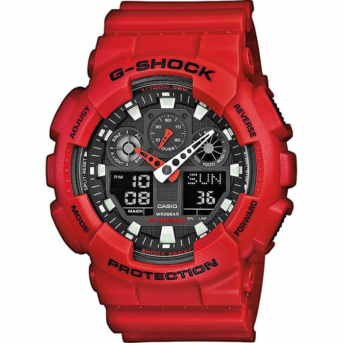 Ceas Bărbați Casio G-Shock GA-100B-4AER Negru (Ø 55 mm)