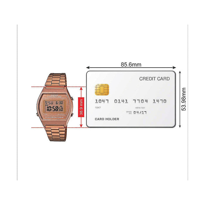 Ceas Unisex Casio B640WC-5AEF Negru Aur (Ø 35 mm)