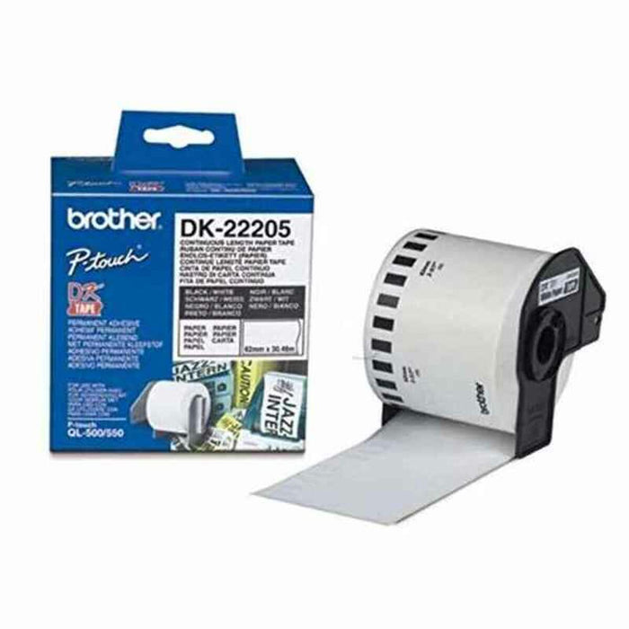 Hârtie Continuă pentru Imprimante Brother DK-22205