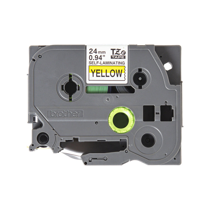 Bandă Laminată pentru Aparate de Etichetat Brother TZESL651 Negru/Galben