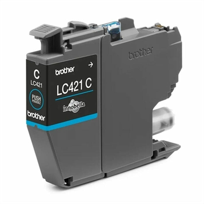 Cartuș cu Cerneală Originală Brother LC-421C Albastru Cyan