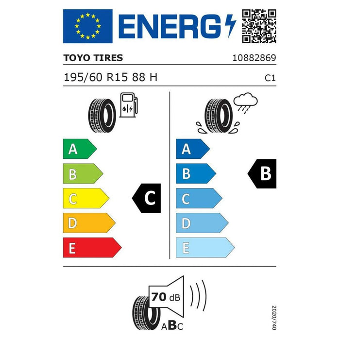 Anvelopă auto Toyo Tires PROXES CF2 195/60HR15
