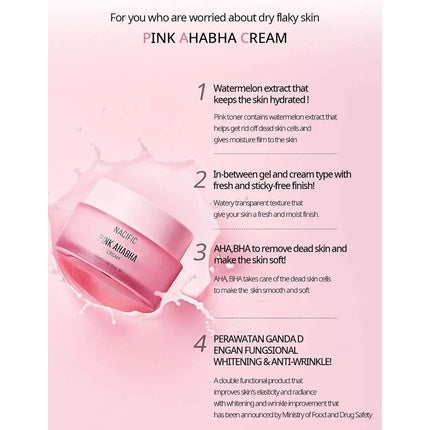 Cremă față Nacific Pink Ahabha, 50ml