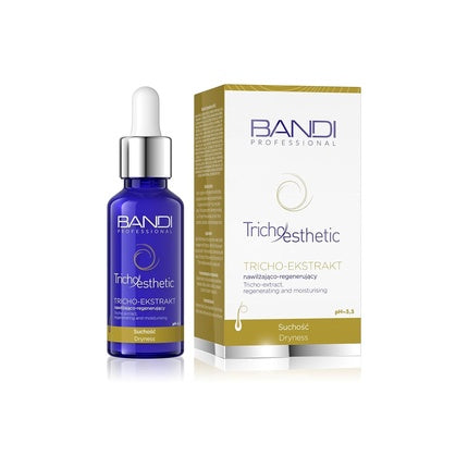 Extract Trichos, Bandi, Tricho Moisture Regeneration Extract, 104ml, sticlă albastră cu pipetă