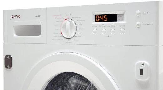 Mașină de spălat rufe cu uscător încorporabil Cecotec Wi8W6S, 8 kg/6 kg, 1400 rpm, 16 programe, albă