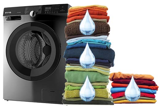 Mașină de spălat rufe cu încărcare frontală Cecotec EVVO PURE 12DX, 12 kg, 1400 rpm, 14 programe, inox