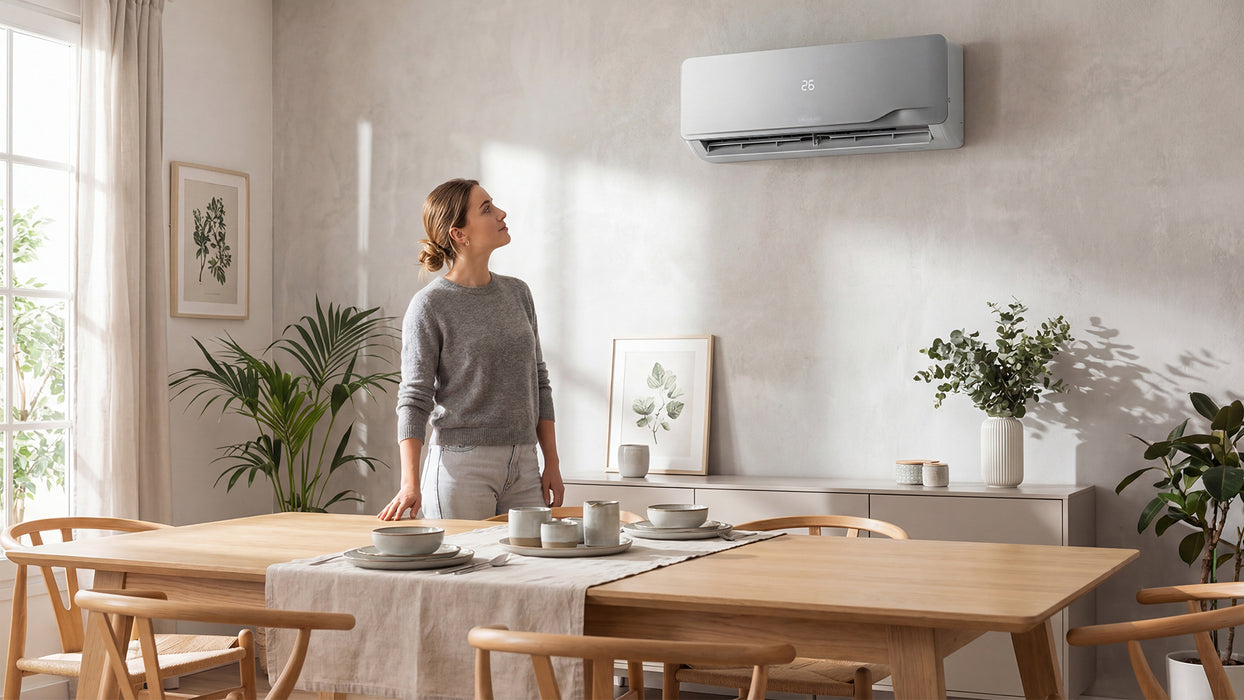 Aparat de aer condiționat split Cecotec AirClima 9000 WindFlow, 9000 BTU, clasa A++, 5 moduri