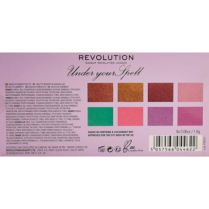 Fard pleoape Makeup Revolution Pastel, 8 culori