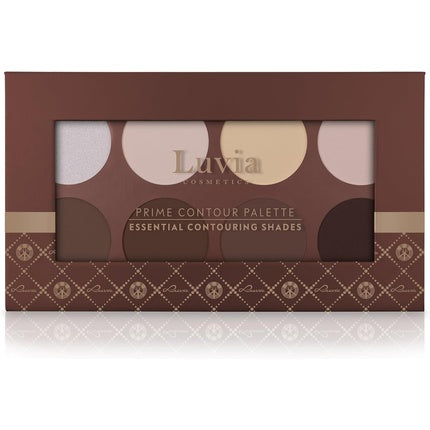 Paletă Contur Luvia Cosmetics, 8 culori, vegan și cruelty free