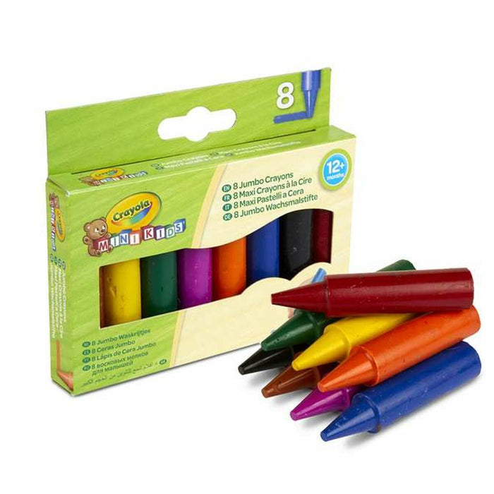 Creioane ceară colorate Crayola Jumbo Plastic 8 Piese