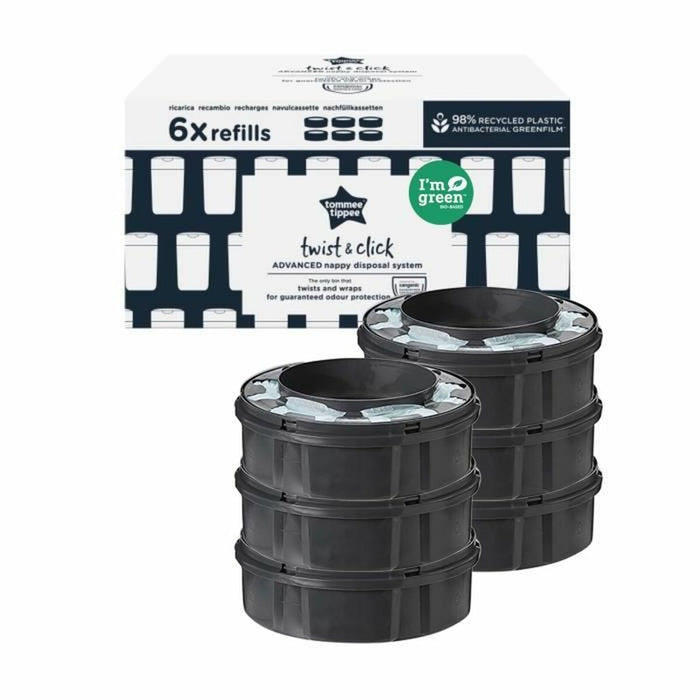 Saci de gunoi Tommee Tippee Twist & Click 6 uds