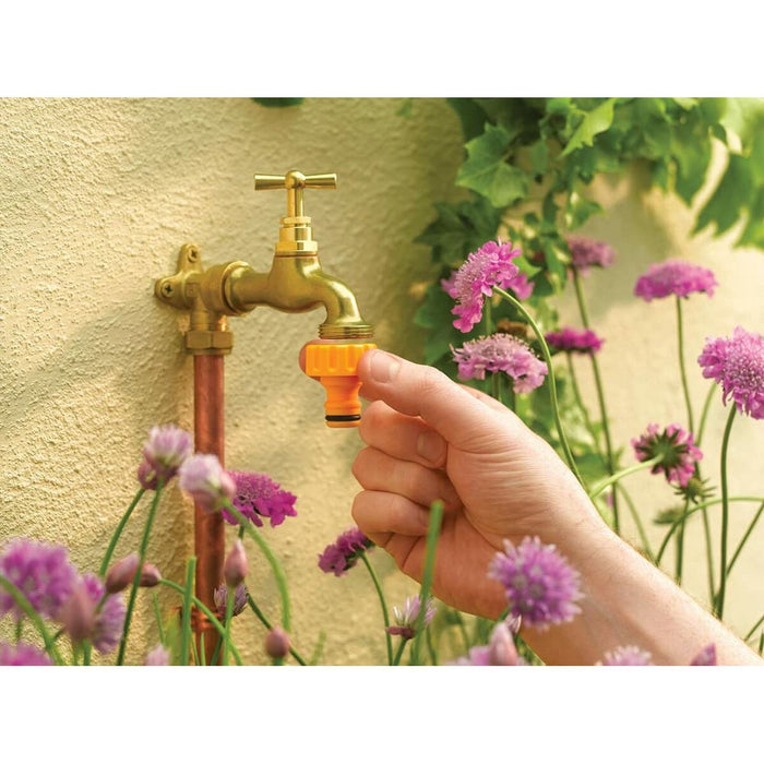 Conector Hozelock 2184 Exterior Robinet 1/2", 3/4"