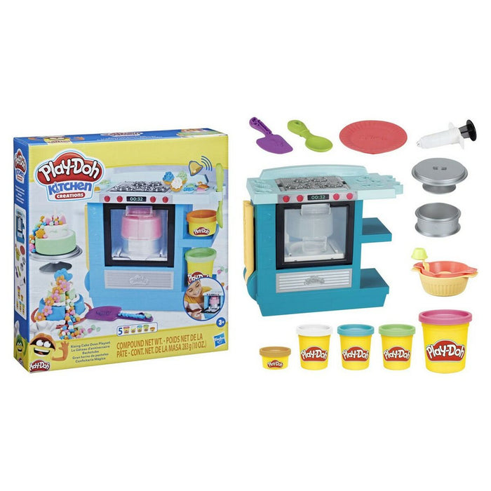 Joc de Plastilină Playdoh Rising Cake Oven Hasbro F1321 Alb Multicolor