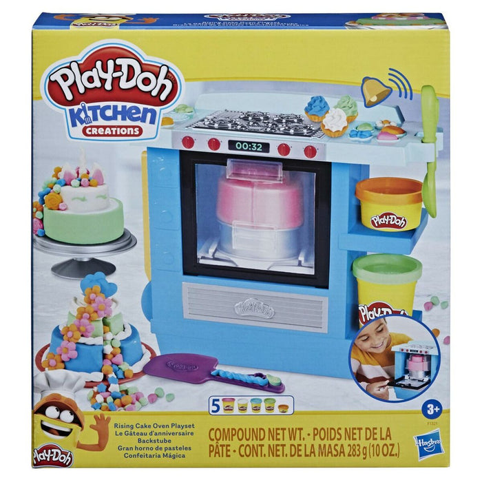 Joc de Plastilină Playdoh Rising Cake Oven Hasbro F1321 Alb Multicolor