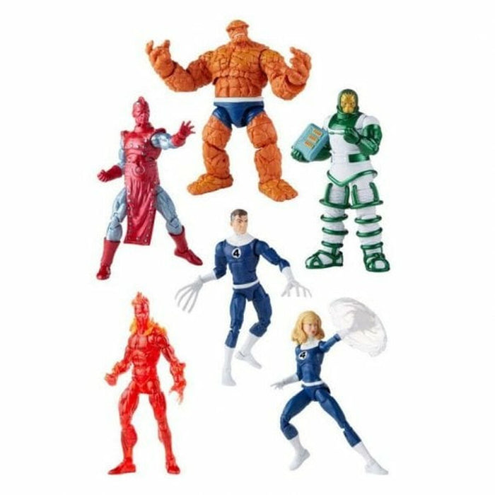 Figurine de Acțiune Hasbro Marvel Legends Fantastic Four Vintage 6 Piese