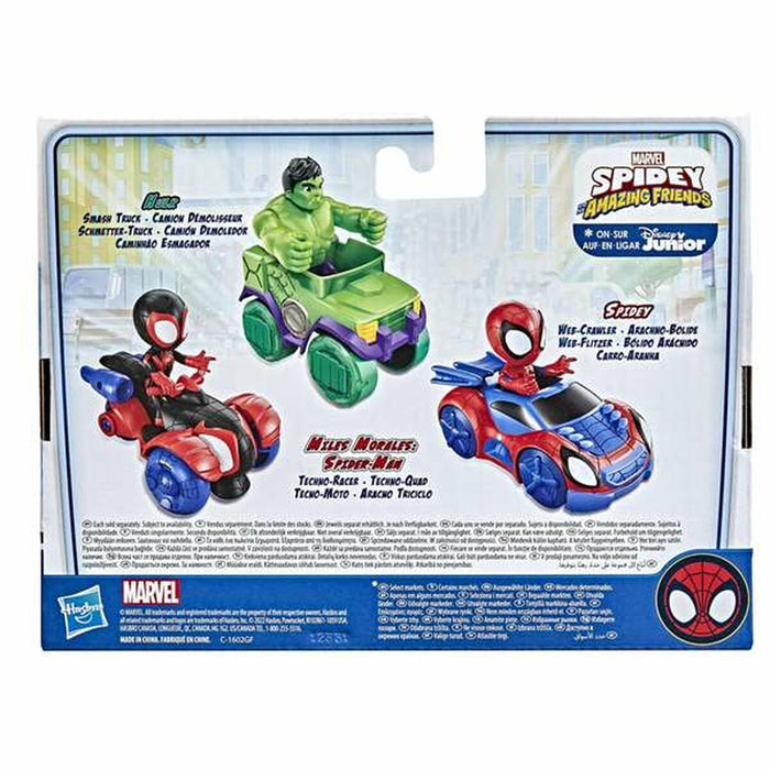 Playset Spidey Hulk Figură Camion Plastic