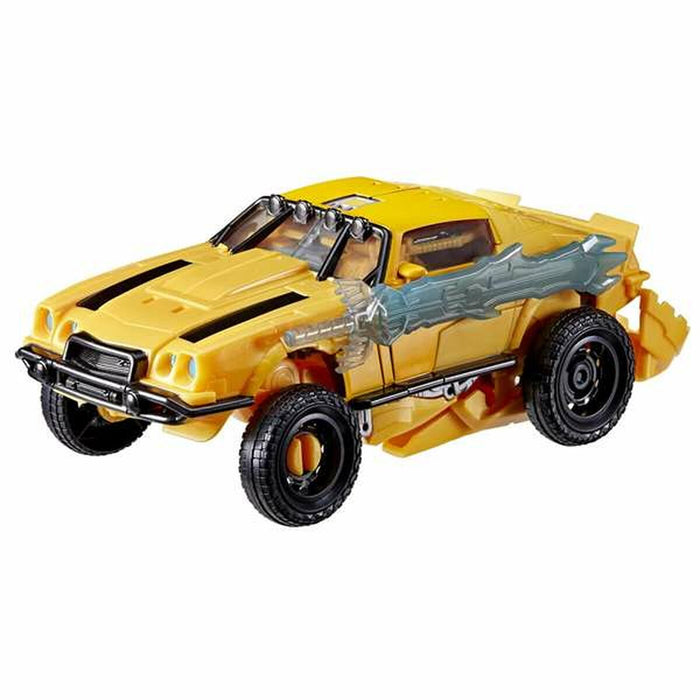 Super Robot Transformabil Transformers Beast Mode Bumblebee 28 cm Lumini Sunet Accesorii