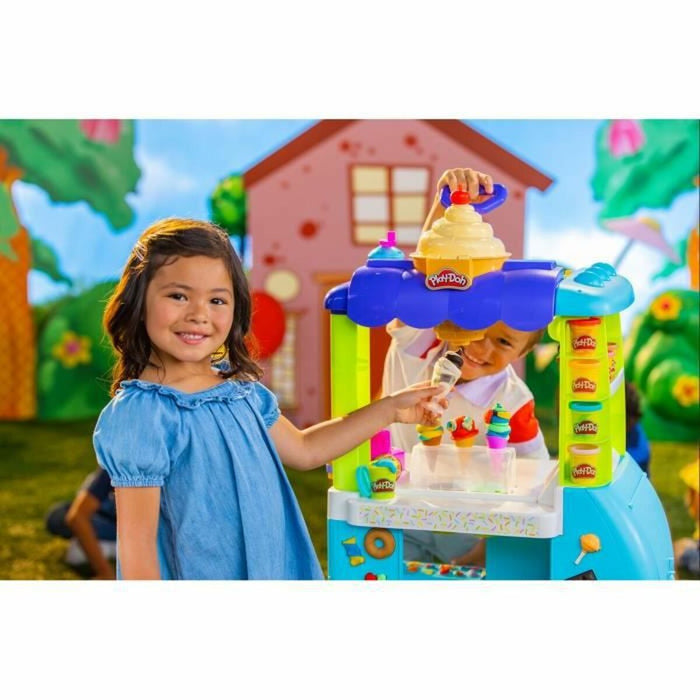 Joc de Plastilină Play-Doh Giant Ice Cream Truck 25 Piese Înghețată